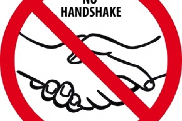 Avoiding handshake is an integral part of good hand hygiene FACULTY